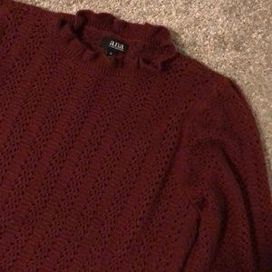 Long sleeve sweater balloon sleeves